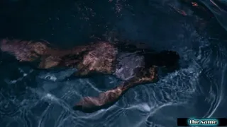 Butterface in the Pool on a Wave