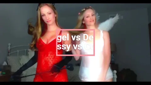 Angel vs Devil Pussy vs Cock