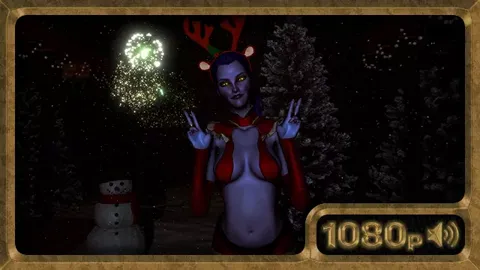 Widowmaker, sexy assassin dancing on Christmas