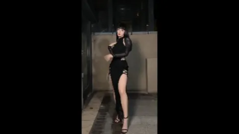 Asian Tik Tok girl dance