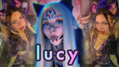 lucy - xfeeefeee - hypnotic trippy dance video - egirls, alt girls, catgirls