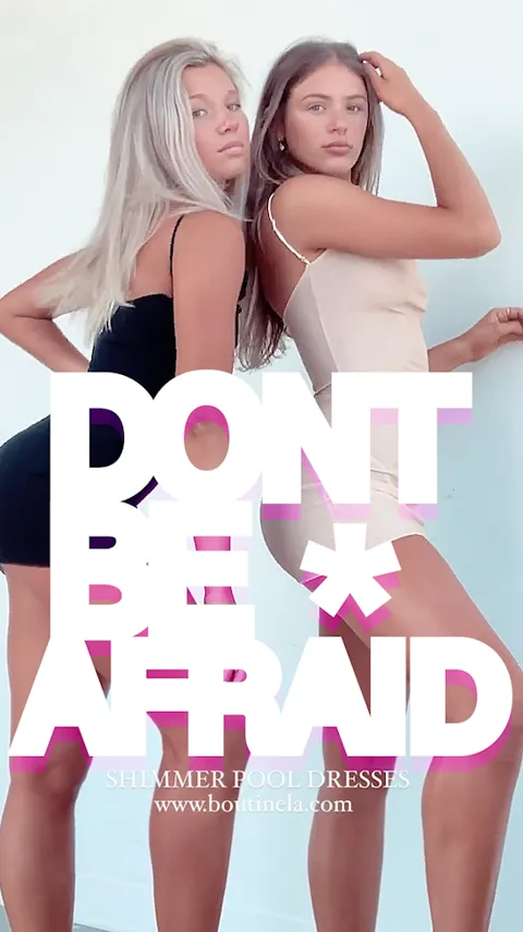 dont be afraid its just a dress BTLA