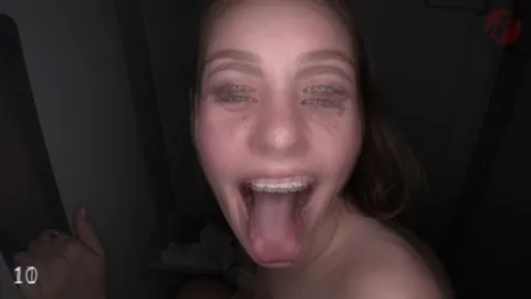 Spitters are Quitters - Naomi Blue Gloryhole PMV