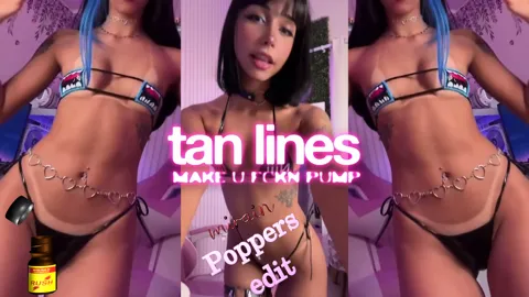 tan lines make u fckn pump - Poppers edit