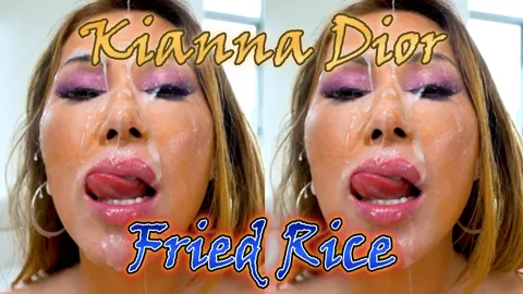PMV Kianna Dior | Big Asian MILF Cumslut | Fried Rice