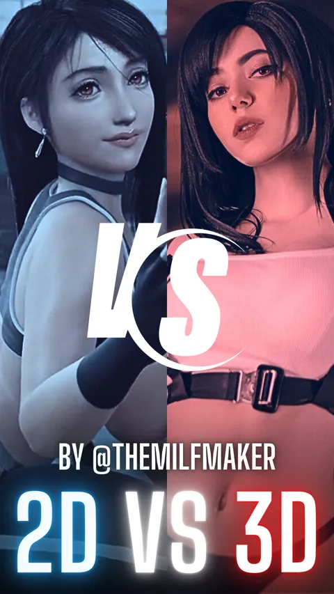 2𝘿 𝙫𝙨 3𝘿 | Cosplay Babes vs Hentai Waifus (Teaser)
