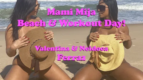 Mami Mija Beach and Workout Day