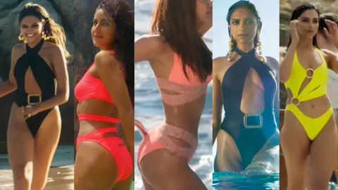 Non Nude  Bollywood Celebrities  Bikini  Slo Mo  PMV 