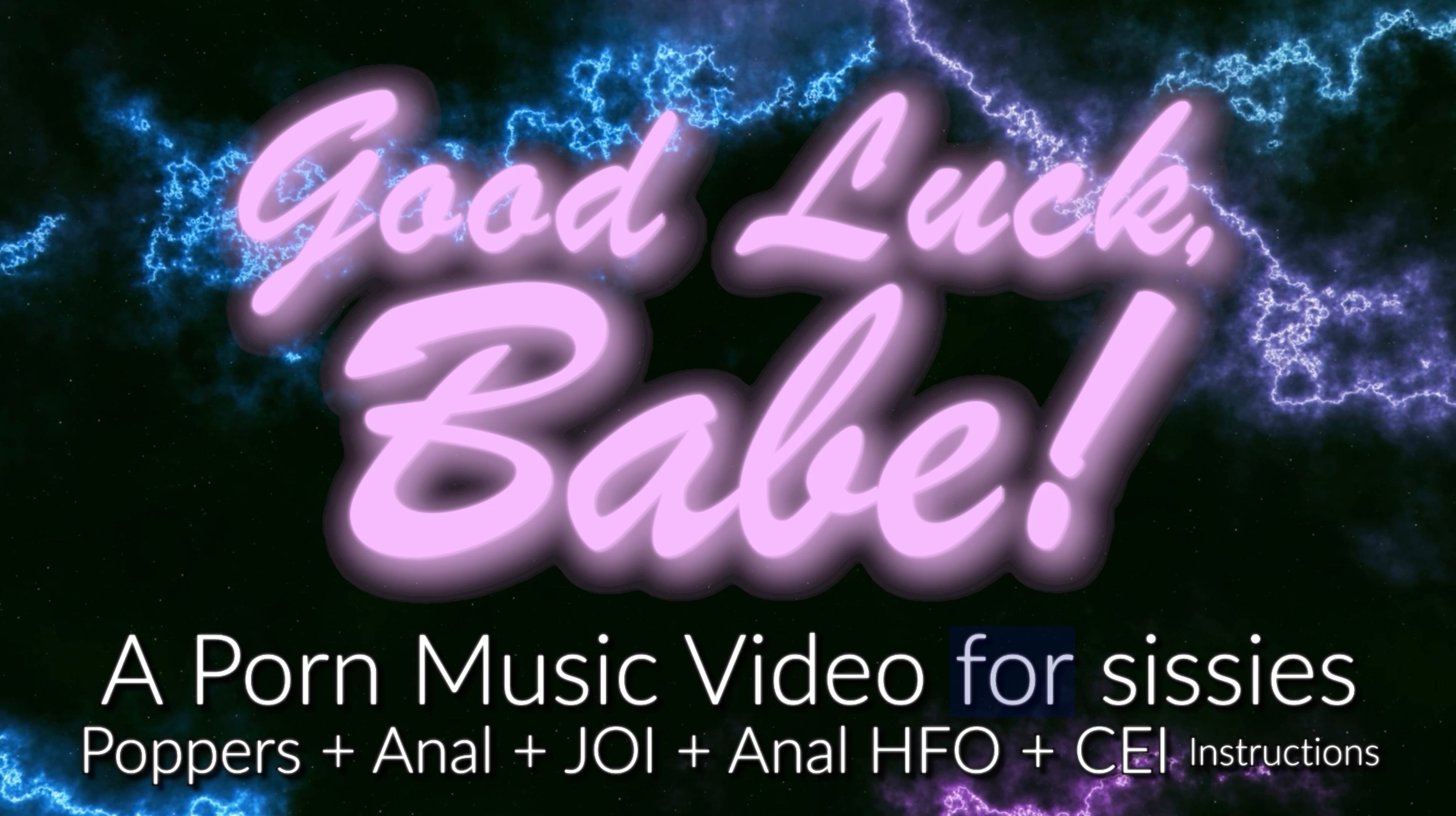 Mistress Maelstrom - Good Luck, Babe - An Instructional Popper PMV for sissies