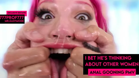 I bet he's thinking about other women - Anal Gooning PMV