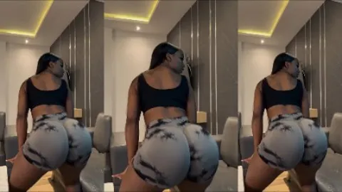 Ebony twerk