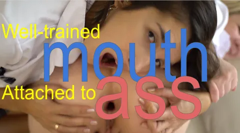 Amateur girl trained for ass-to-mouth ATOGM