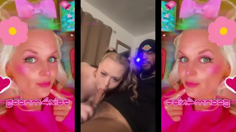 BBC Splitscreen Blowjob Worship PMV