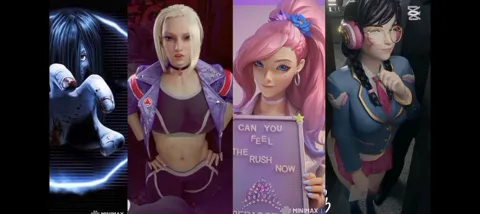 HMV PMV vs Sadako y Seraphine, Gammy y D Va"