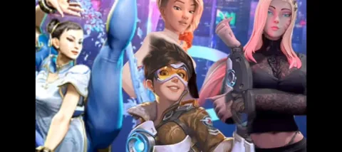 Hmv pmv vs Ahri Chunli Gwen Tracee