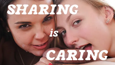 Sharing is Caring (Cum Kissing)