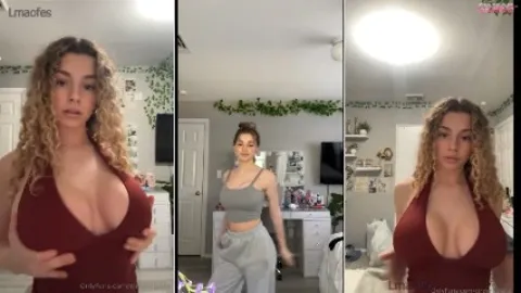Kira Pregiato Shaking titty bouncing compilation