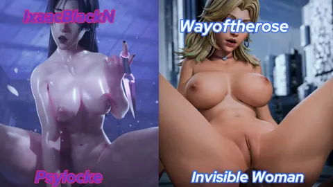 Psylocke x Invisible Woman HMv Collab