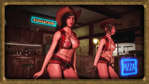 Slutty Tifa and Yuffie got drunk and danced half-naked in 7th Heaven bar