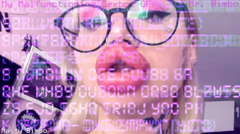 My Malfunctioning Sexbot GF - A Nasty Bimbo PMV