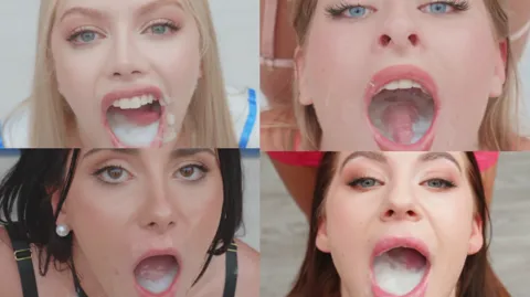 Stunning Girls With Dirty Desires - BUKKAKE PMV