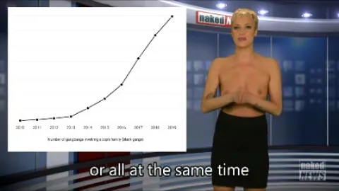 Naked News - Black Gang vs Cops (part 1)