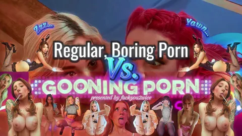 Regular Boring Porn Vs Gooning Porn | Gooning Encouragement and Jerk Off Instructions