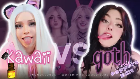 Kawaii vs Goth - Poppers edit
