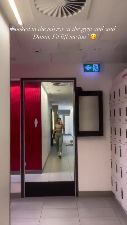 Evelyn fresh from gym