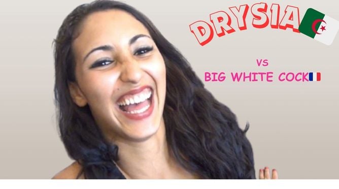 Drysia🇩🇿 vs Big White Cock