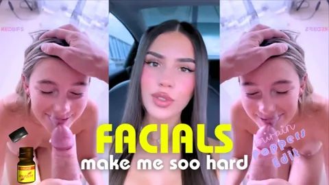 Facials make me soo hard - Poppers edit