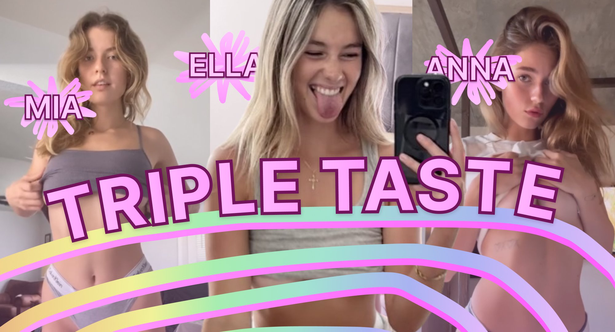 Triple Taste PMV - Anna, Ella and Mia