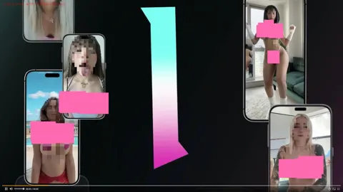The TikTok Purge, harsh censor, face, belly censor, pink bars censor, originally made by Interceptor