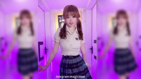 Crazy JK dance and contrasting self-pleasure - Free full blurred version for members