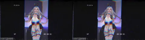 Tiktok E-Thot BBC Splitscreen - SBS VR Conversion