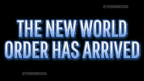 white world order is here