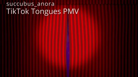 TikTok Tongues and tits PMV fast paced splitscreen lesbian kissing