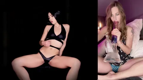 Goonette Jamie Hart is watching Shrooming PMV (part 1)