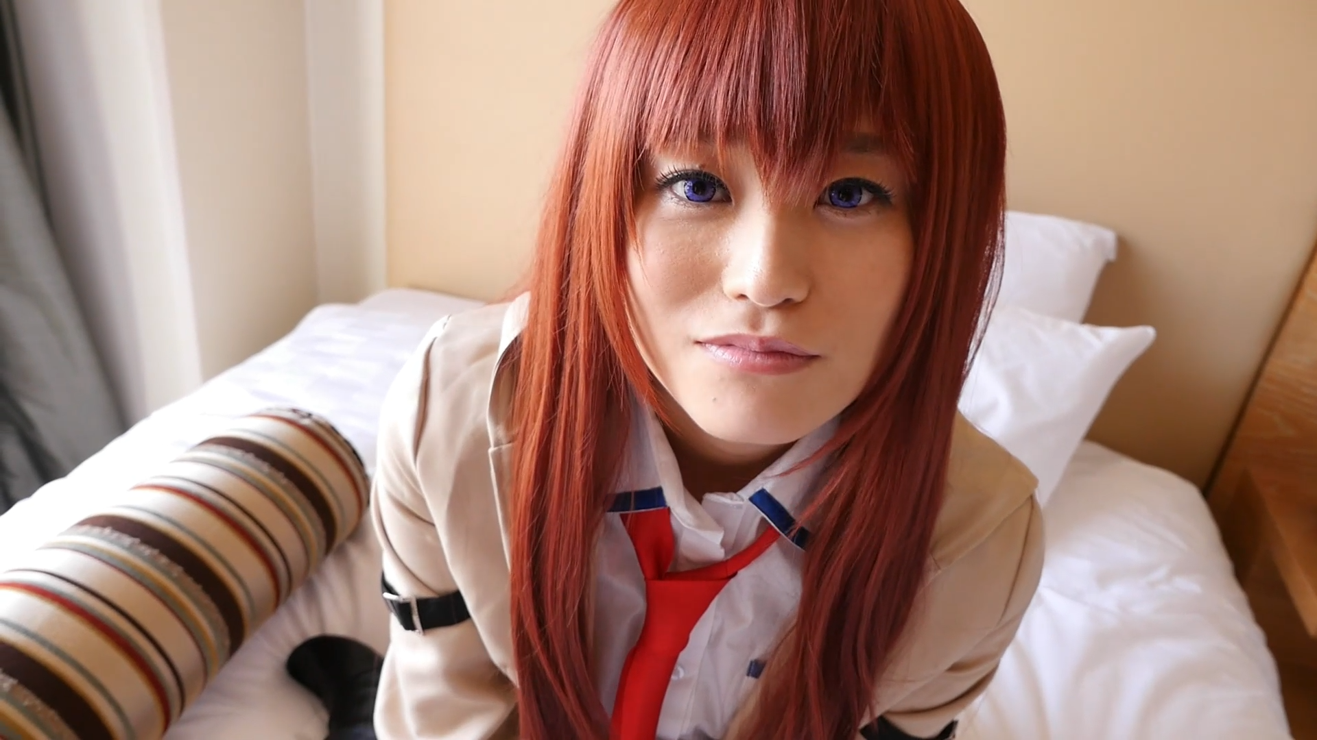 013牧濑红莉栖cos仿妆