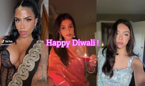 Brown girls on diwali