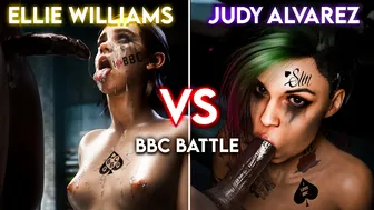 Ellie Williams VS Judy Alvarez - Lesbian BBC Fuck Battle
