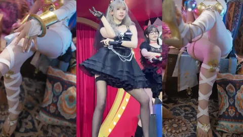 Trans CD JIN and sexy tiktok girls dancing 2