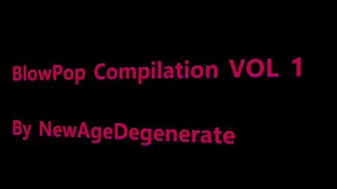 BlowPop Sound Compilation VOL 1 -HEADPHONES ON- 