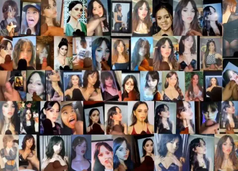 Jenna Ortega Cum Tribute Wall