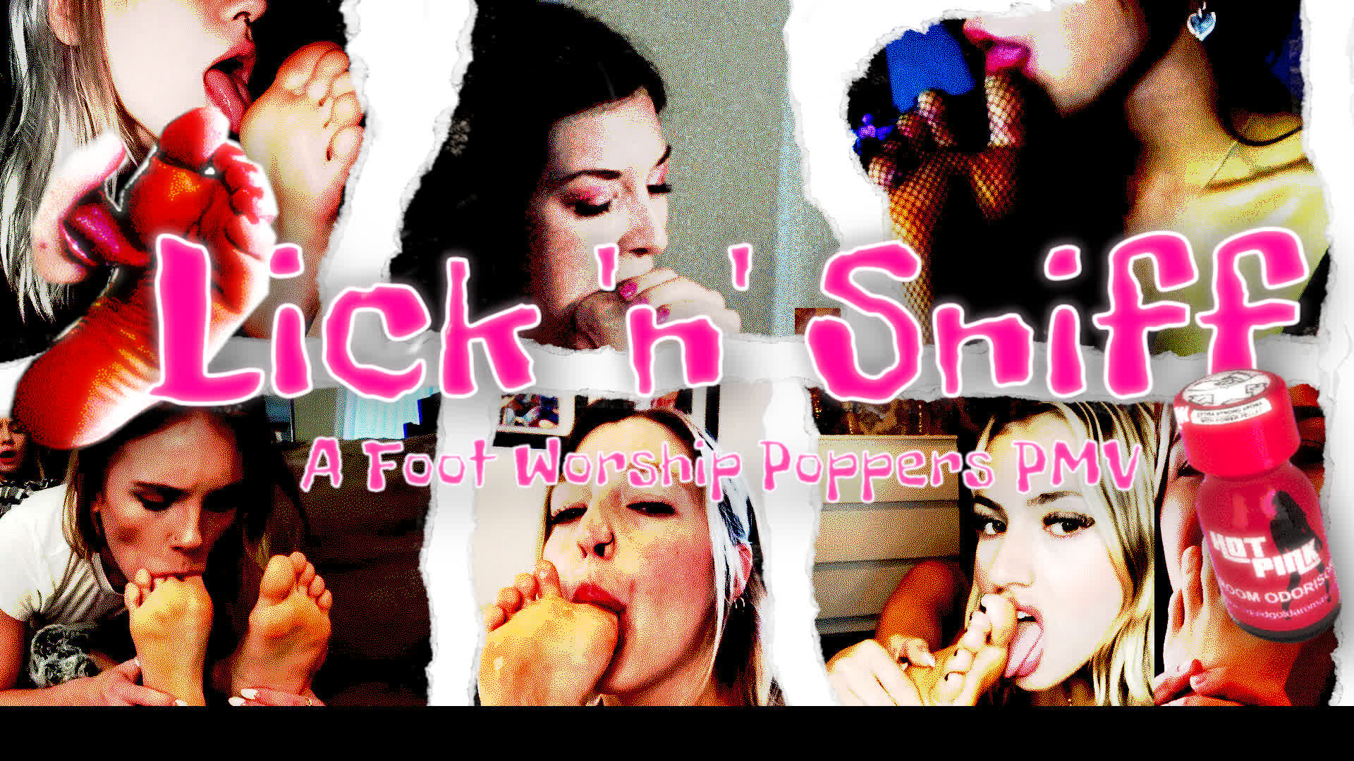 Lick N Sniff - A Foot Worship Poppers PMV