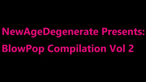 BlowJob POP Sound Compilation VOL 2 -HEADPHONES ON -