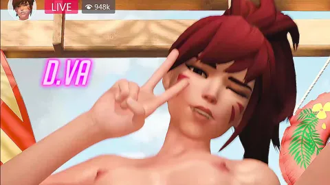 Kiriko VS DVa | BBC Fuck Battle | Round 2